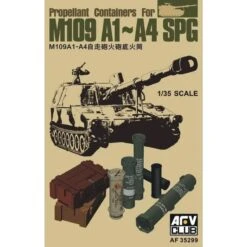 AFV Club US Propellant Containers Voor M109 A1-A4 SPGUpgrade Baanset Voor Schaal 1/35