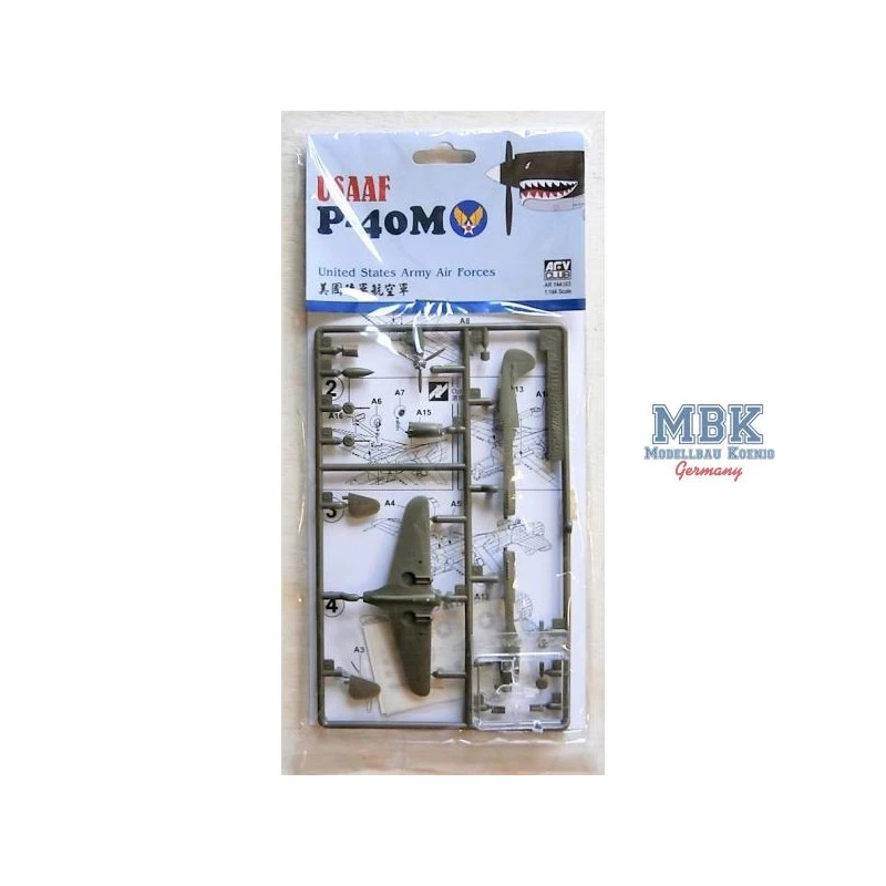 AFV Club USAAF Curtiss P-40M 1:144 - Afbeelding 2