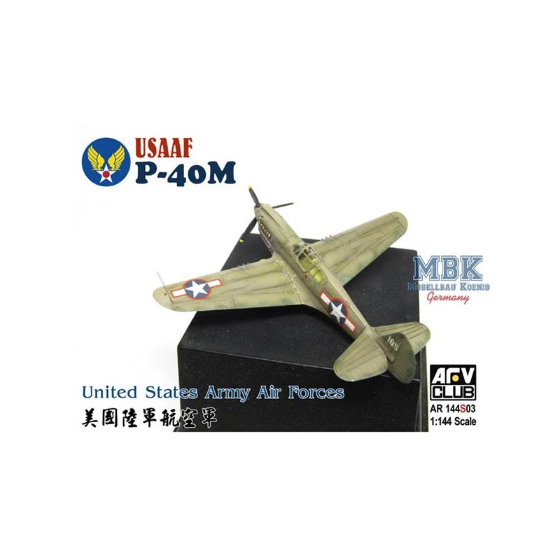 AFV Club USAAF Curtiss P-40M 1:144
