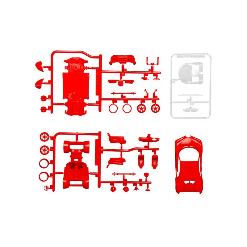 Airfix Kleine Startset NIEUW Bugatti Chiron - Afbeelding 5