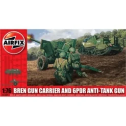 Airfix Bren Gun Carrier En 6 Pdr Anti-Tank Gun 'Vintage Classic-serie'