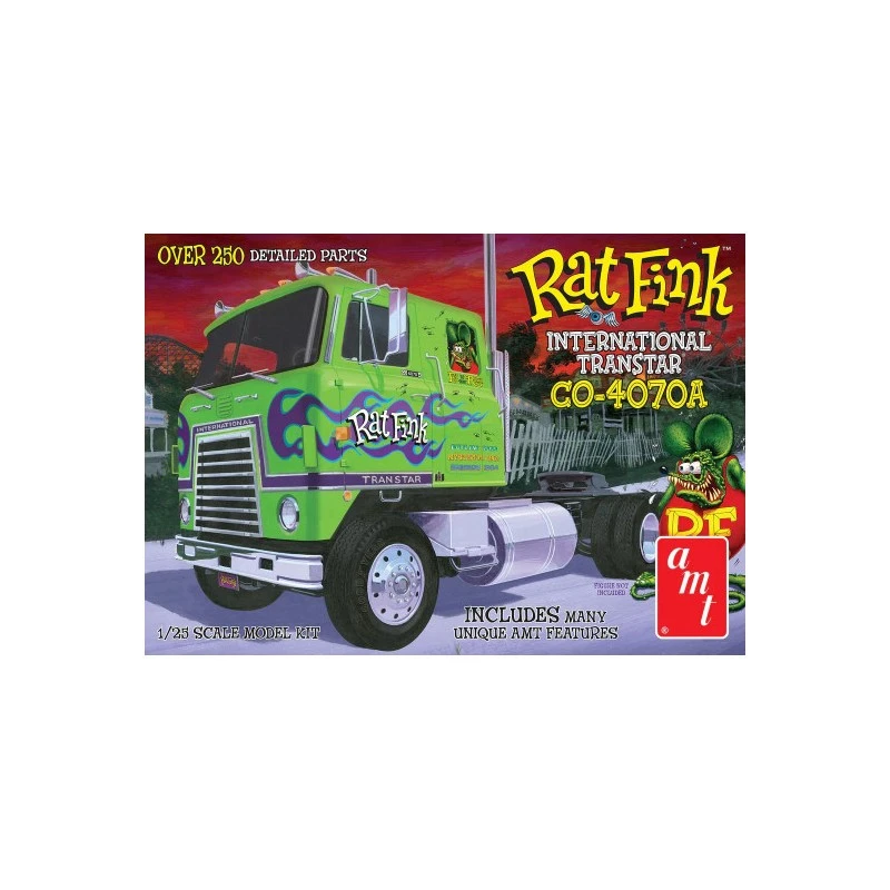 Kunststof Model Van International Transtar CO-4070A "Rat Fink" Vrachtwagen 1:25 - Afbeelding 2