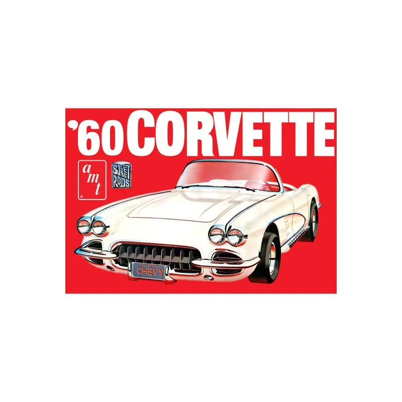 Kunststof Modelauto Chevrolet Corvette 1960 1:25