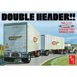 Tandem Van Trailers Met Dubbele Kop