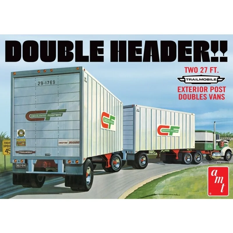 Tandem Van Trailers Met Dubbele Kop