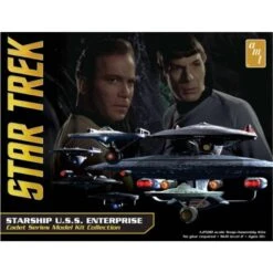 Star Trek - USS Enterprise Box Set.Inclusief Zeven Complete Kits Met Display BasesAlle Nieuwe 1: 2500 Schaal NX-01 EnterpriseInj