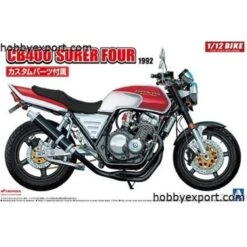 Aoshima HONDA CB400SF MET AANGEPASTE ONDERDELEN