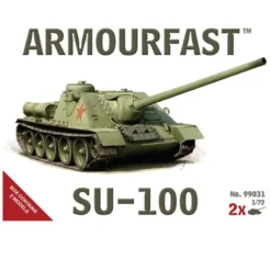 Russische SU-100: Pack Bevat 2 Snap Samen Tank Kits.