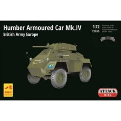Humber Pantserwagen Mk.IV Britse Leger Europa. Inclusief Onderdelen Van P/e En Hars (wielen, Details), 3D-geprinte Geweerlopen
