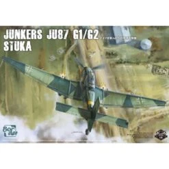 BORDER MODEL: 1/35; JU-87G STUKA (with Resin Pilot In Limited Edition)