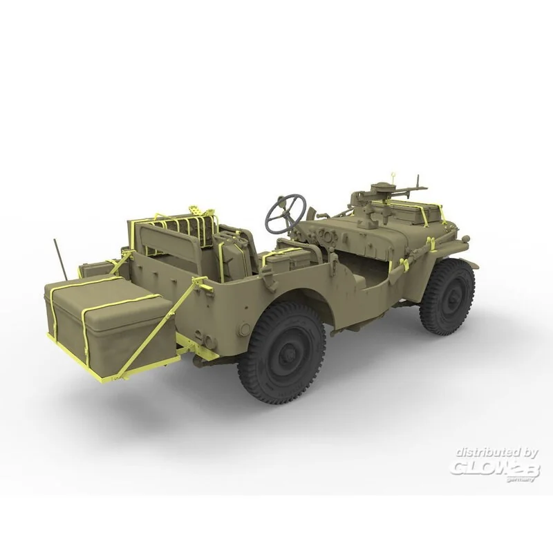 BRITISH RECCE AND SIGNALS LIGHT TRUCK (2 KITS) Met BEMANNINGEN - Afbeelding 3