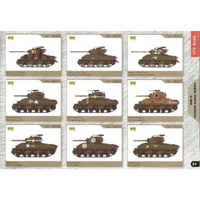 Sherman M4 6th Armoured Division