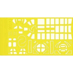 Eduard Grumman TBF-1/Grumman TBM-3 Avenger Canopy (toebehoren Voor Modelbouwsets Van Accurate Miniatures) (made From Yellow Kabuki Tape