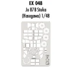 Eduard Junkers Ju 87B ′Stuka′ Canopy And Wheels (toebehoren Voor Modelbouwsets Van Hasegawa) (made From Yellow Kabuki Tape Produced In