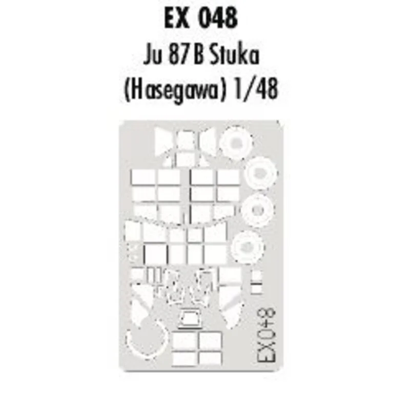 Eduard Junkers Ju 87B ′Stuka′ Canopy And Wheels (toebehoren Voor Modelbouwsets Van Hasegawa) (made From Yellow Kabuki Tape Produced In