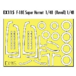 Eduard McDonnell Douglas F/A-18E Super Hornet (toebehoren Voor Modelbouwsets Van Revell) (made From Yellow Kabuki Tape Produced In Japa