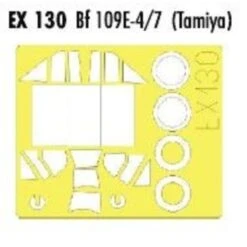Eduard Messerschmitt Bf 109E-4/7 (toebehoren Voor Modelbouwsets Van Tamiya) (made From Yellow Kabuki Tape Produced In Japan)