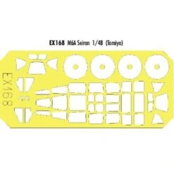 Eduard Aichi M6A-1 Seiran (toebehoren Voor Modelbouwsets Van Tamiya) (made From Yellow Kabuki Tape Produced In Japan)