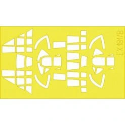 Eduard Douglas A-20B Havoc (toebehoren Voor Modelbouwsets Van AMT And Italeri) (made From Yellow Kabuki Tape Produced In Japan)