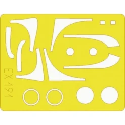 Eduard Eurofighter EF-2000 Typhoon Single Seat (toebehoren Voor Modelbouwsets Van Revell) (made From Yellow Kabuki Tape Produced In Jap