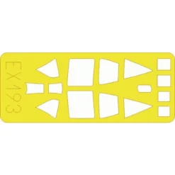 Eduard Nakajima Ki-43 II Oscar (toebehoren Voor Modelbouwsets Van Hasegawa) (made From Yellow Kabuki Tape Produced In Japan)