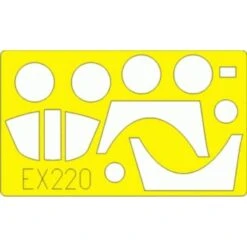 Eduard Hawker Sea Hawk FGA.6 (toebehoren Voor Modelbouwsets Van Trumpeter) (made From Yellow Kabuki Tape Produced In Japan)