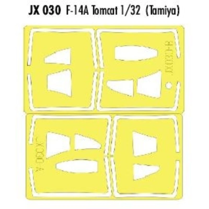 Eduard Grumman F-14A Tomcat (toebehoren Voor Modelbouwsets Van Tamiya) (made From Yellow Kabuki Tape Produced In Japan)