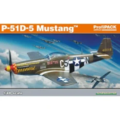 Eduard Noord-Amerikaanse P-51D-5 Mustang ProfiPACK-editieset Van US WWII Gevechtsvliegtuigen P-51D-5 Op Schaal 1/48. De Kit Is Gericht