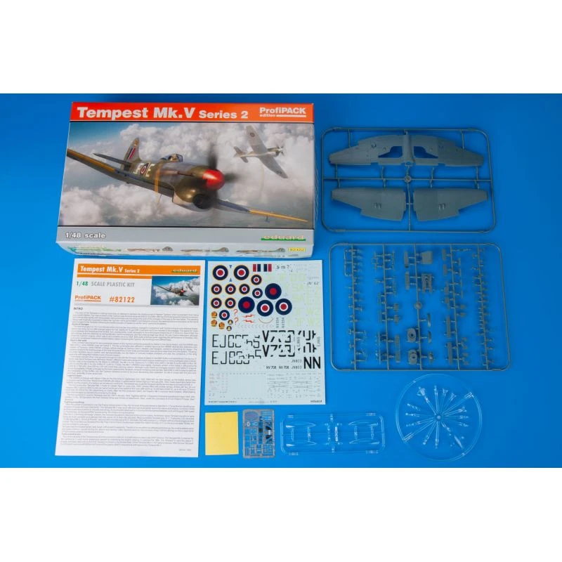 Eduard Hawker Tempest Mk.V-serie 2 ProfiPACK-editie Kit Van Britse WO II Jachtvliegtuigen Tempest Mk.V Op Schaal 1/48. De Kit Biedt Het - Afbeelding 2