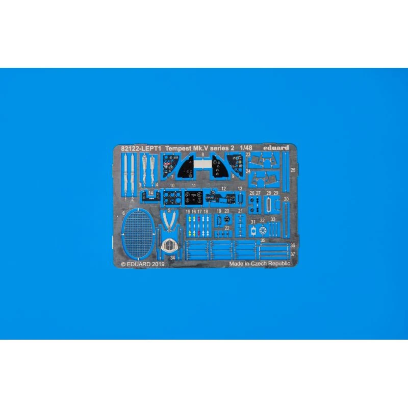 Eduard Hawker Tempest Mk.V-serie 2 ProfiPACK-editie Kit Van Britse WO II Jachtvliegtuigen Tempest Mk.V Op Schaal 1/48. De Kit Biedt Het - Afbeelding 11