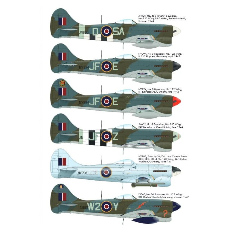 Eduard Hawker Tempest Mk.V-serie 2 ProfiPACK-editie Kit Van Britse WO II Jachtvliegtuigen Tempest Mk.V Op Schaal 1/48. De Kit Biedt Het - Afbeelding 3