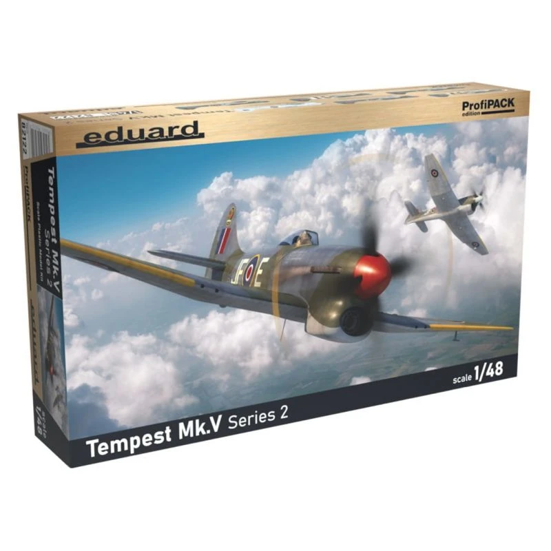 Eduard Hawker Tempest Mk.V-serie 2 ProfiPACK-editie Kit Van Britse WO II Jachtvliegtuigen Tempest Mk.V Op Schaal 1/48. De Kit Biedt Het