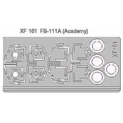 Eduard FB-111A Canopy And Wheels (toebehoren Voor Modelbouwsets Van Academy)