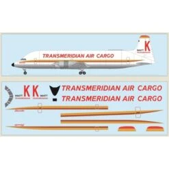 Canadair CL-44 Guppy - Transmeridian Air Cargo Inclusief Een Laserprint.