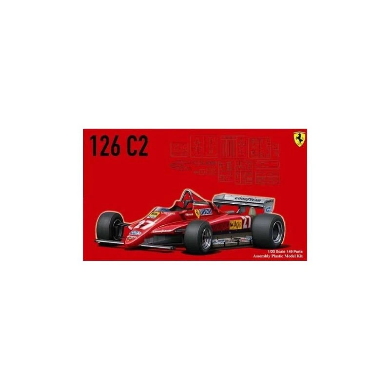 Fujimi Ferrari 126c2 1982 Gp2 1/20