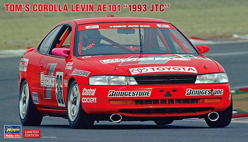 Hasegawa Tom's Corolla Levin AE101 1993 JTC - Afbeelding 2