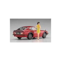 Hasegawa Kunststof Modelauto Nissan Fairlady 240ZG Met Figuur Jaren 70 1:24 SP539