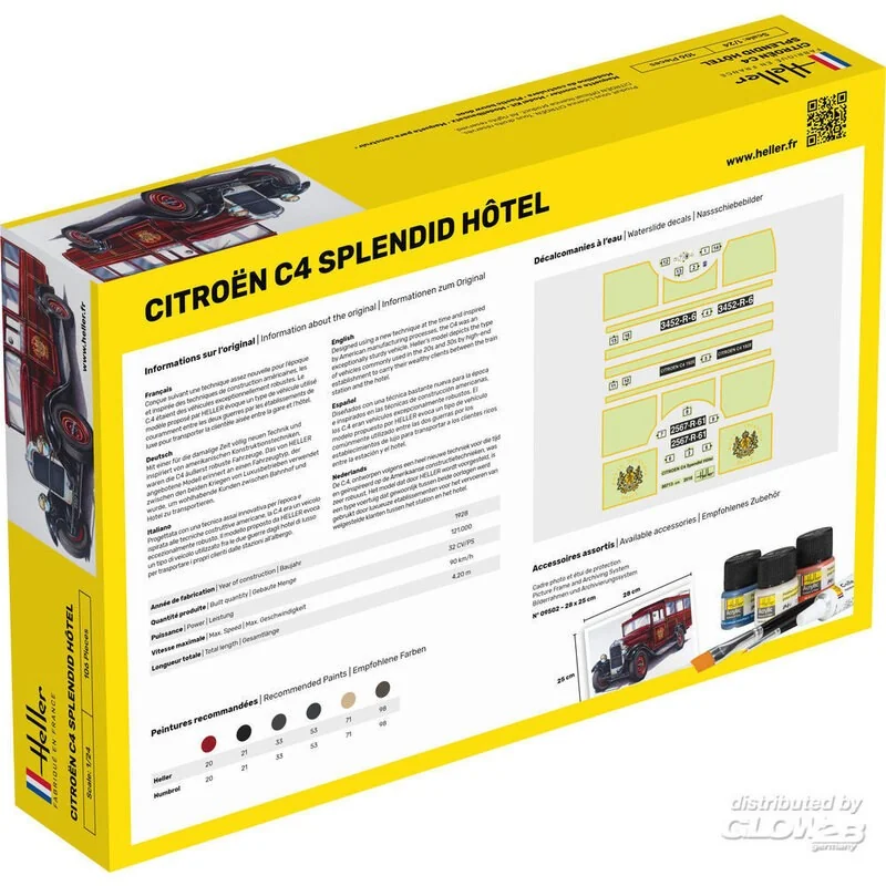 Heller STARTER KIT Citroen C4 Prachtig Hotel - Afbeelding 2
