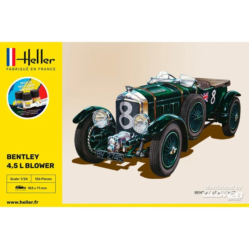 Heller STARTER KIT BENTLEY 45 L BLOWER - Afbeelding 3