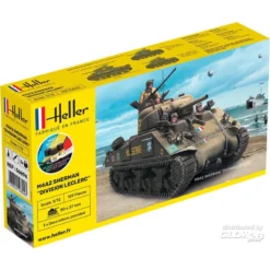 Heller STARTER KIT M4A2 SHERMAN DIVISIE LECLERC