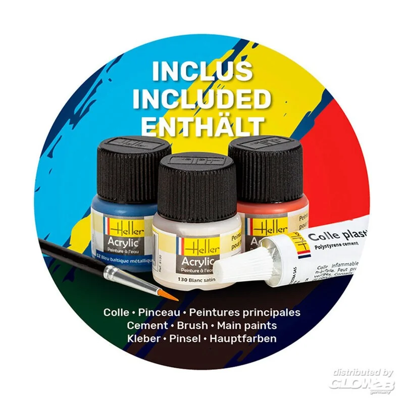 Heller STARTER KIT M4A2 SHERMAN DIVISIE LECLERC - Afbeelding 5