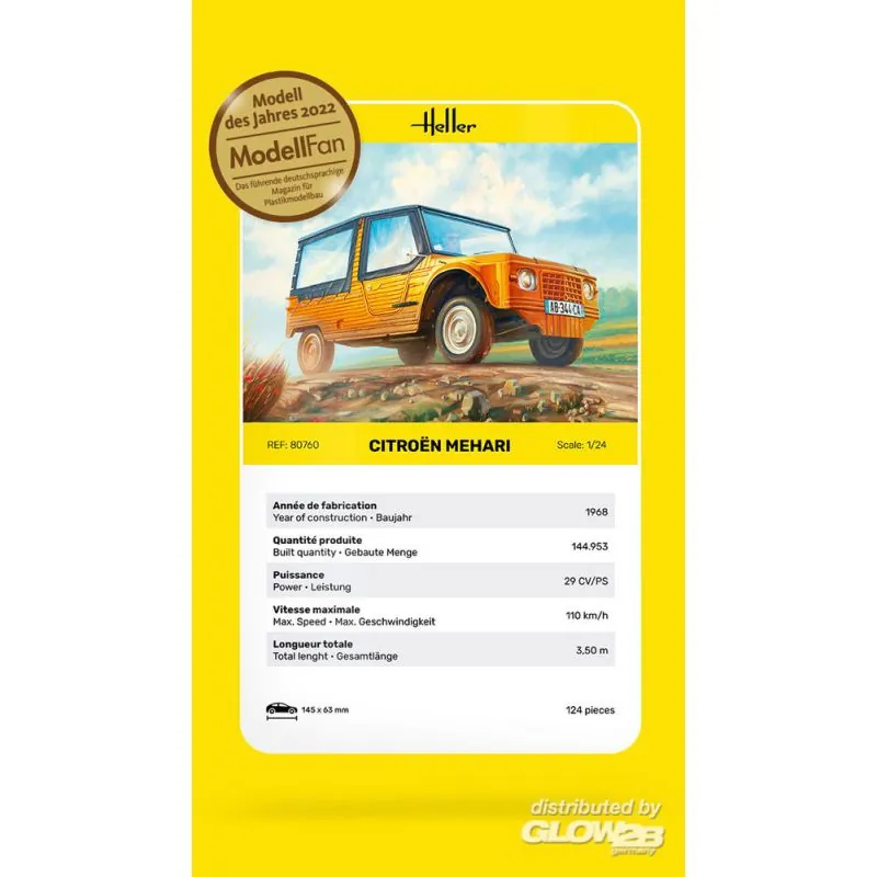Heller CITROEN MEHARI Versie 1 - Afbeelding 6