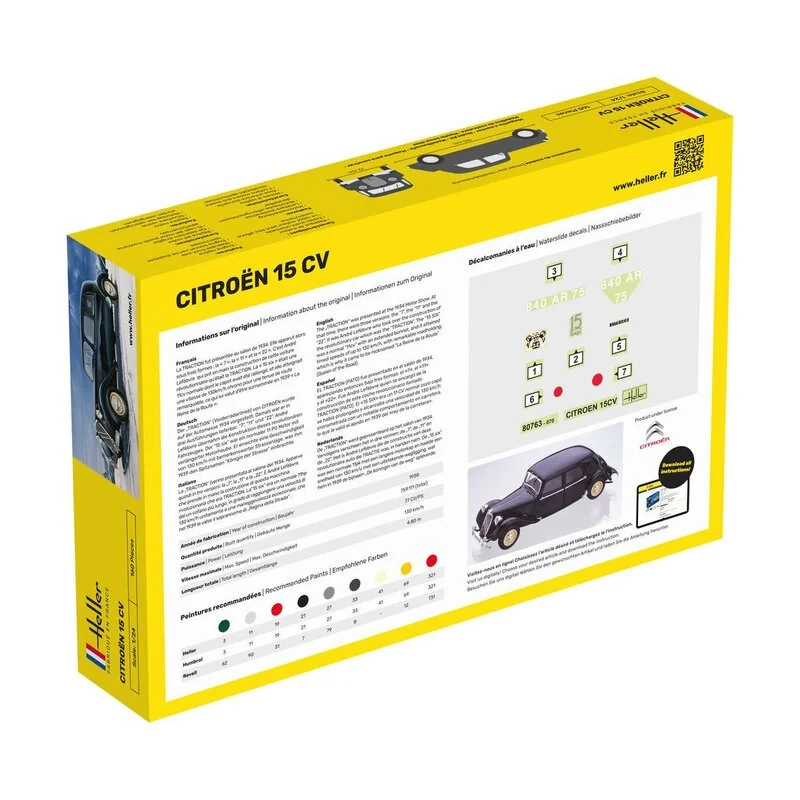 Heller 15 Cv Citroën 1:24 - Afbeelding 4