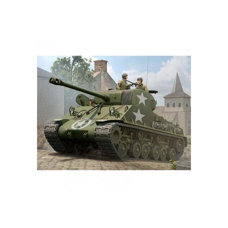 Kunststof Tankmodel M4A3E8 Sherman "Easy Eight" 1:16