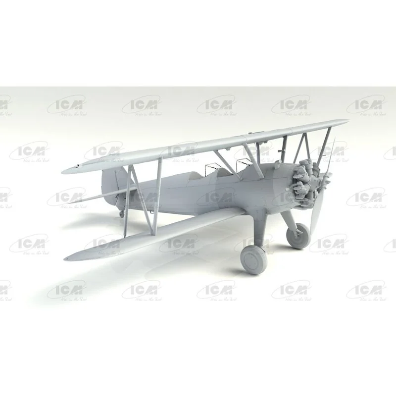 ICM : Stearman PT-17/N2S-3 Kaydet , Amerikaans Trainingsvliegtuig In 1:32 - Afbeelding 3