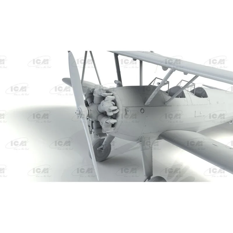 ICM : Stearman PT-17/N2S-3 Kaydet , Amerikaans Trainingsvliegtuig In 1:32 - Afbeelding 4