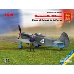 ICM Normandie-Niemen. Vliegtuig Van Roland De La Poype (Yak-9T W.Roland De La Poype Figuur