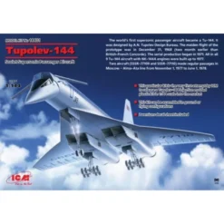 ICM Tupolev Tu-144, Soviet Supersonic Passenger Aircraft