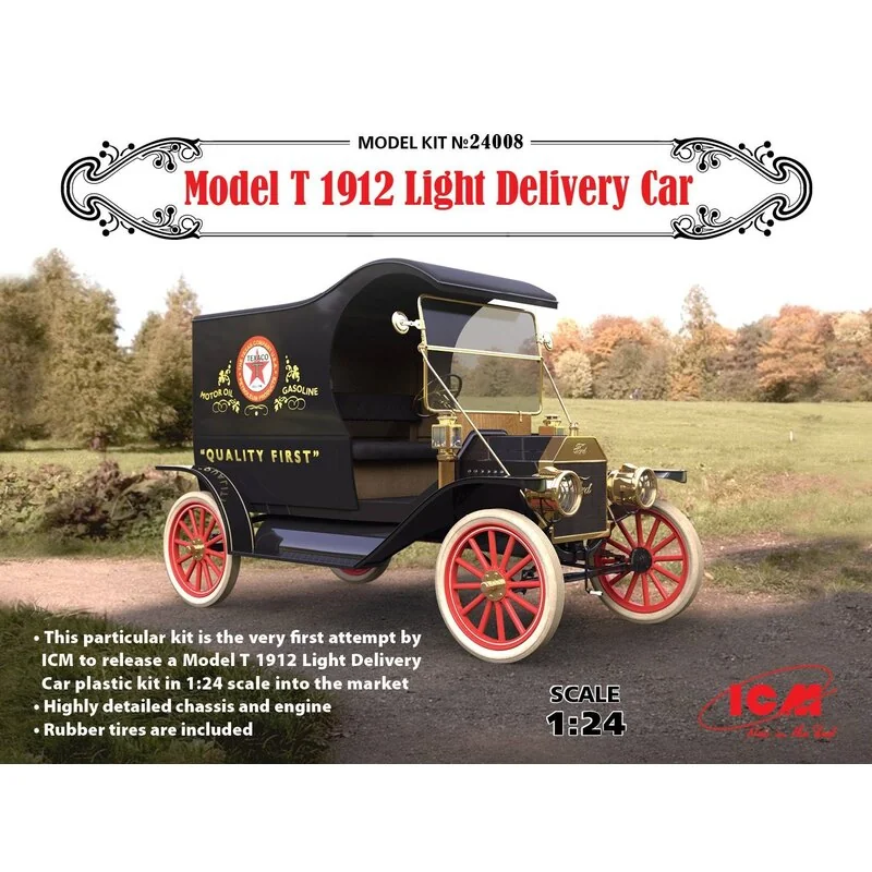 Model T 1912 Light Delivery Car Deze Speciale Kit Is De Eerste Poging Van ICM Om Een Model T 1912 Light Delivery Car-plastic K