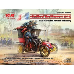 ICM "Slag Om De Marne" (1914) Taxi Met Franse Infanterie